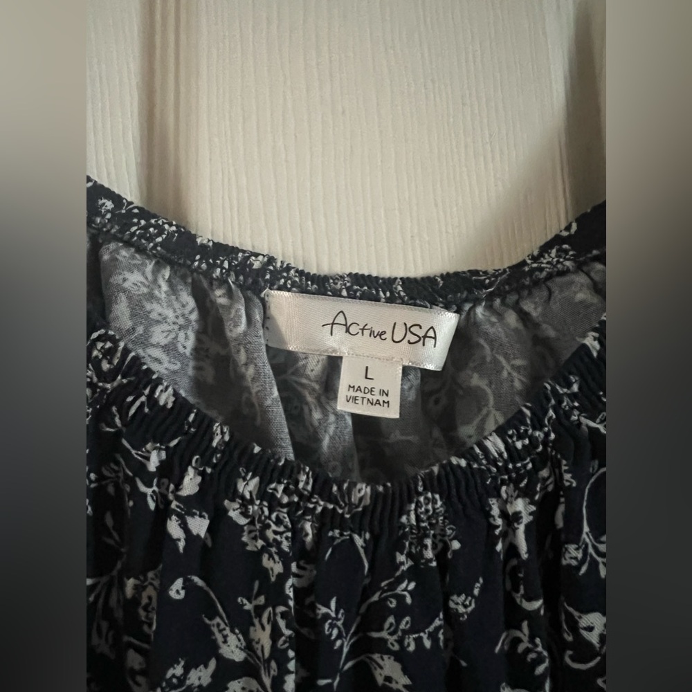 Flowers printed blouse off the shoulder blouse